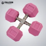 Par mancuernas hexagonales rosas de 3lb - 40lb