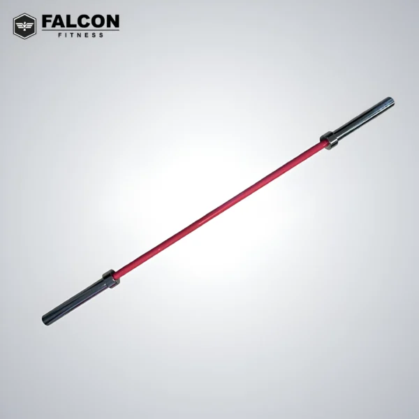 Barra Rosa Semi Olímpica 1.80 mts falcon fitness maquinas de gym maquinas para hacer ejercicio gym en casa 2