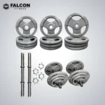 Set de mancuernas de acero estándar de 30 y 60 lb falcon fitness maquinas de gym maquinas para hacer ejercicio gym en casa