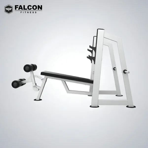 banca declinada con rack 3falcon fitness maquinas de gym maquinas para hacer ejercicio gym en casa real