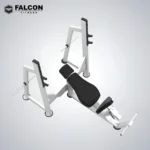banca inclinada con rack falcon fitness maquinas de gym maquinas para hacer ejercicio gym en casa real