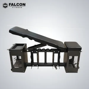 banca multiposiciones con rack para mancuernas movible falcon fitness maquinas de gym maquinas para hacer ejercicio gym en casa