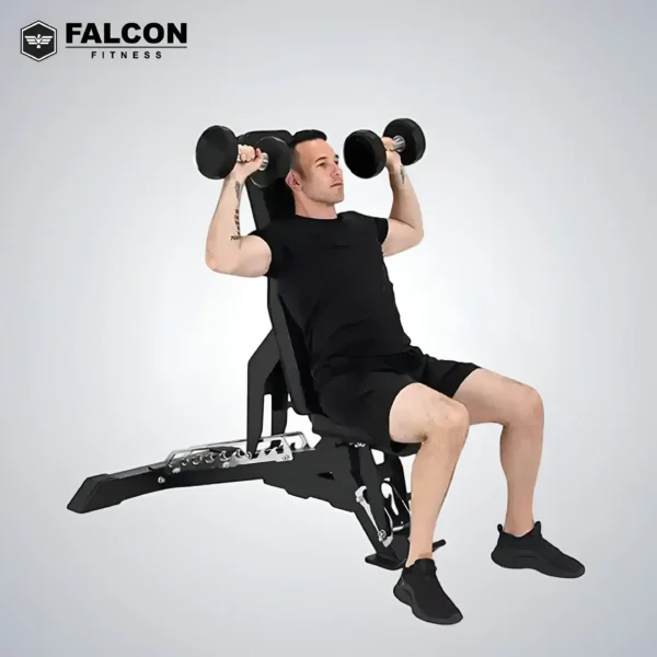 banco multiposciones uso rudo falcon fitness maquinas de gym maquinas para hacer ejercicio gym en casa real 545