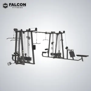 jungla de ejercicio de 8 estaciones con peso integrado falcon fitness maquinas de gym maquinas para hacer ejercicio gym en casa 12