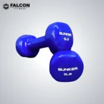 mancuernas hexagonales de vinilo de 5 libras falcon fitness maquinas de gym maquinas para hacer ejercicio gym en casa 5