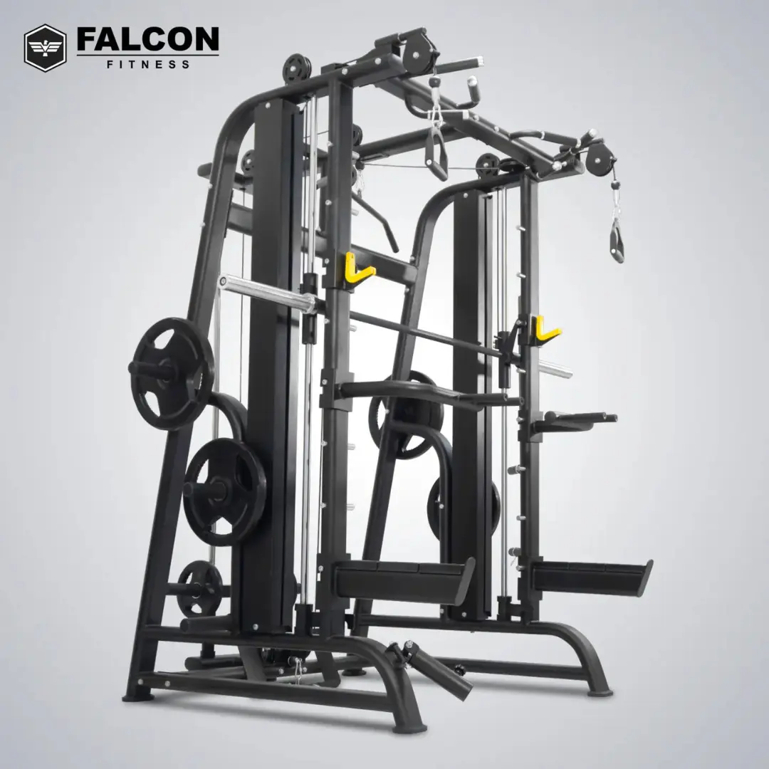 gimnasio multifuncional lite smith machine todo en uno falcon fitness maquinas de gym maquinas para hacer ejercicio gym en casa slide 2