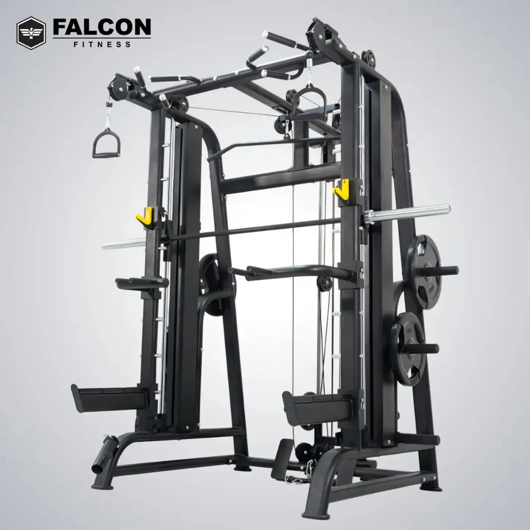 gimnasio multifuncional lite smith machine todo en uno falcon fitness maquinas de gym maquinas para hacer ejercicio gym en casa slide 3