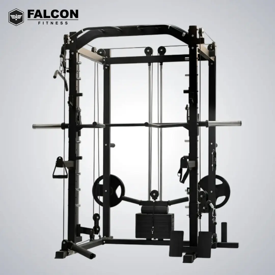 gimnasio multifuncional power smith machine todo en uno falcon fitness maquinas de gym maquinas para hacer ejercicio gym en casa slide