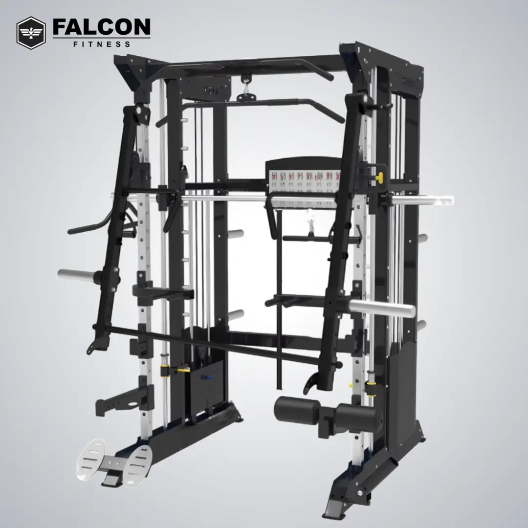 gimnasio multifuncional titan smith machine todo en uno falcon fitness maquinas de gym maquinas para hacer ejercicio gym en casa slide