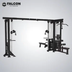 jungla cinco estaciones con peso integrado falcon fitness maquinas de gym maquinas para hacer ejercicio gym en casa
