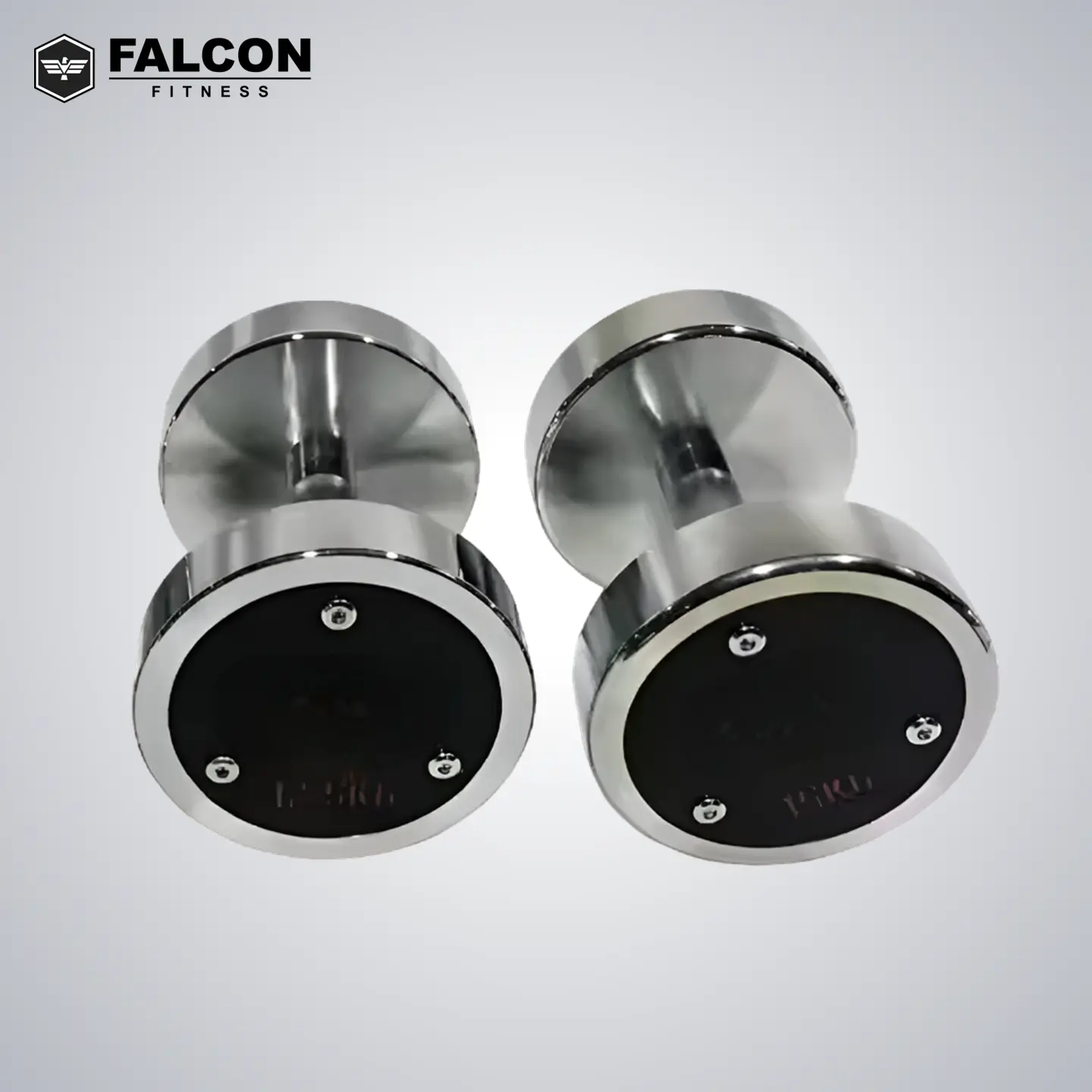 Mancuernas cromadas en set de 50 libras