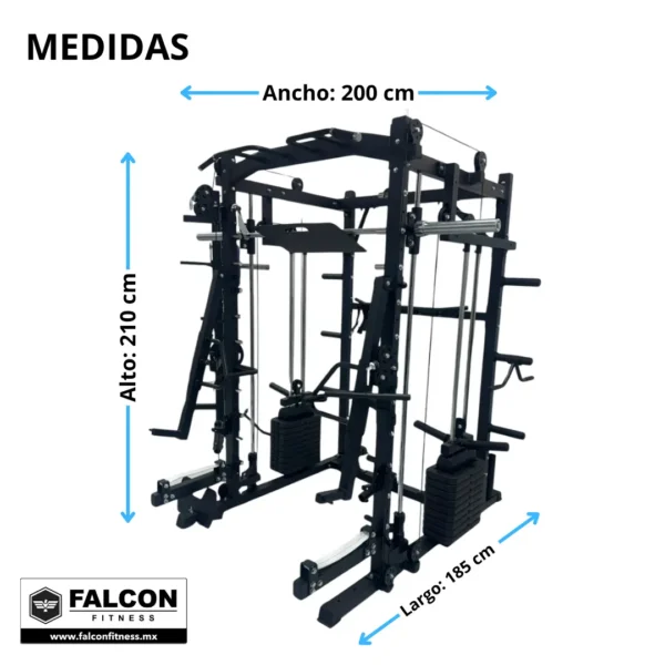 gimnasio multifuncional onyx smith falcon fitness maquinas de gym maquinas para hacer ejercicio gym en casa med1