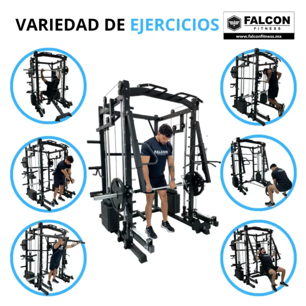 gimnasio multifuncional onyx smith falcon fitness maquinas de gym maquinas para hacer ejercicio gym en casa med3
