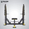 banca plana con rack peso libre falcon fitness maquinas de gym maquinas para hacer ejercicio gym en casa