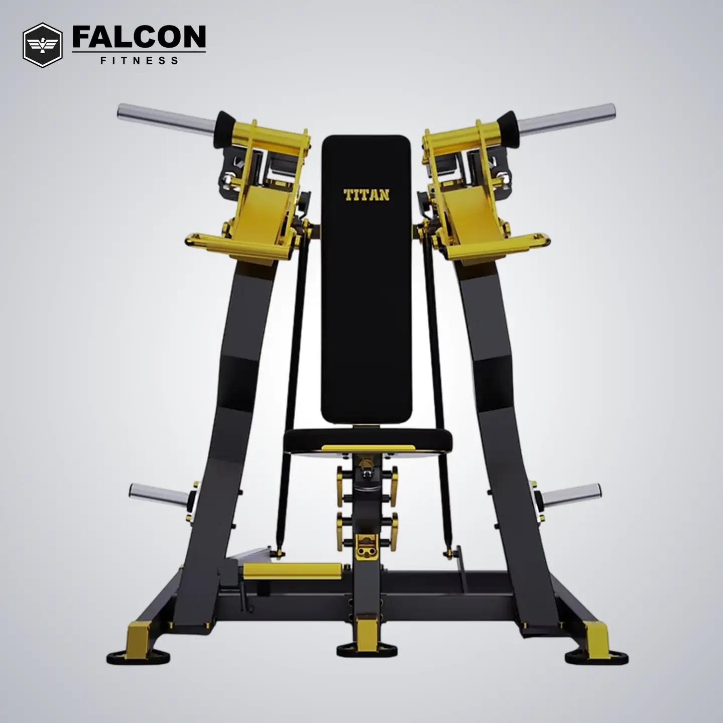 Máquina Shoulder press Titán de peso libre