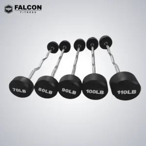 Set de barras curvas de 70 a 110 lbs de peso integrado