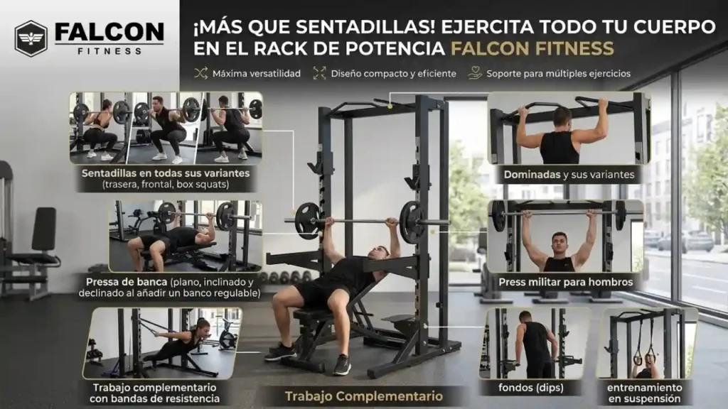 beneficios de entrenar con un rack de potencia
